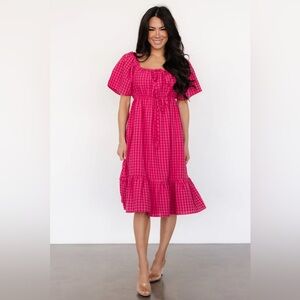 Baltic Born Pink Gingham Dress
